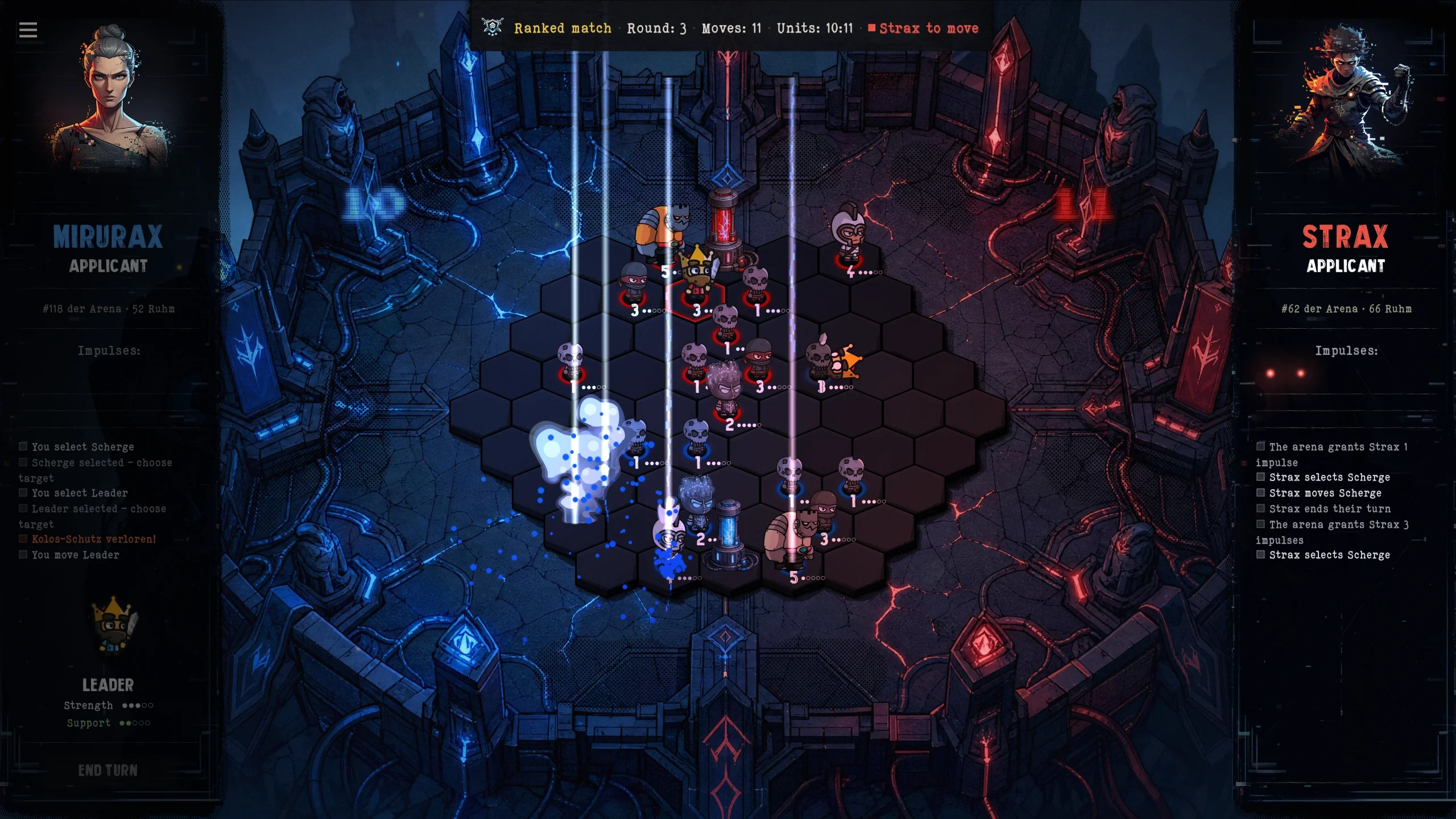 A tactical duel inside the Fracture arena.