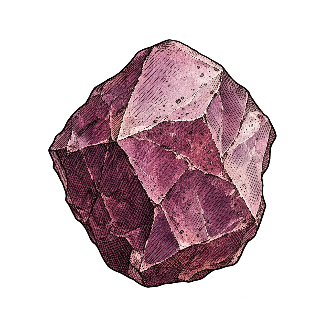 Violet Gloom crystal